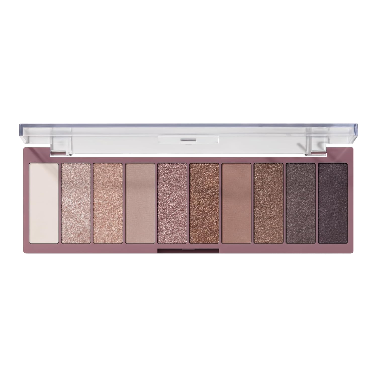 E.L.F. Perfect 10 Eyeshadow Palette, Ten Ultra-Pigmented Shimmer & Matte Shades, Vegan & Cruelty-Free, Nude Rose Gold (Packaging May Vary)