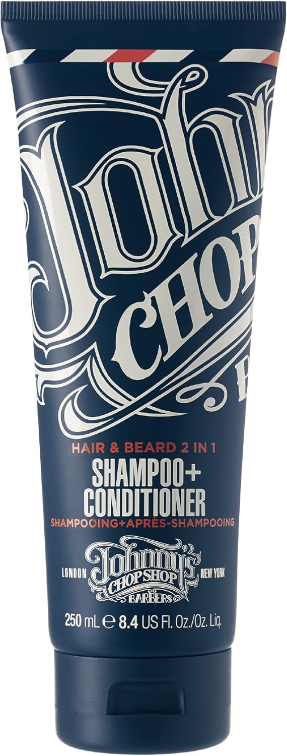 Johnny'S Chop Shop - Born Lucky 2 In 1 Shampoo & Conditioner, Daily Hair Care For Men, (250Ml) Pack Of 1