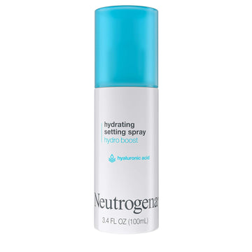 Neutrogena Hydro Boost Hydrating Makeup Setting Spray With Hyaluronic Acid, Longwear Makeup Setting Facial Mist For Smooth, Glowing, Dewy Skin, Non-Comedogenic & Hypoallergenic, 3.4 Fl. Oz