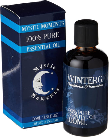 Mystic Moments | Wintergreen Essential Oil 10Ml - Pure & Natural Oil For Diffusers, Aromatherapy & Massage Blends Vegan Gmo Free (Pack Of 2)