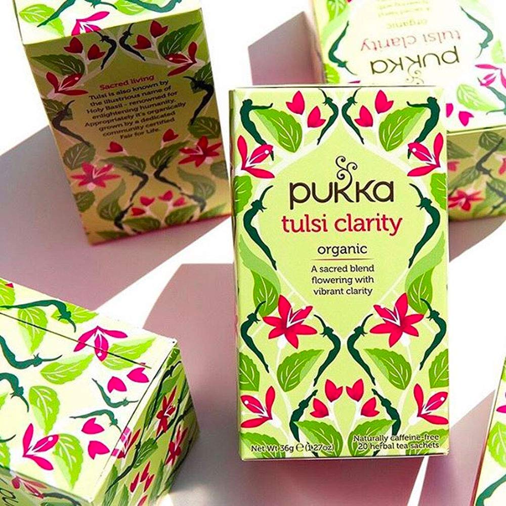 Pukka Organic Three Tulsi Herb Tea, 20 Ea