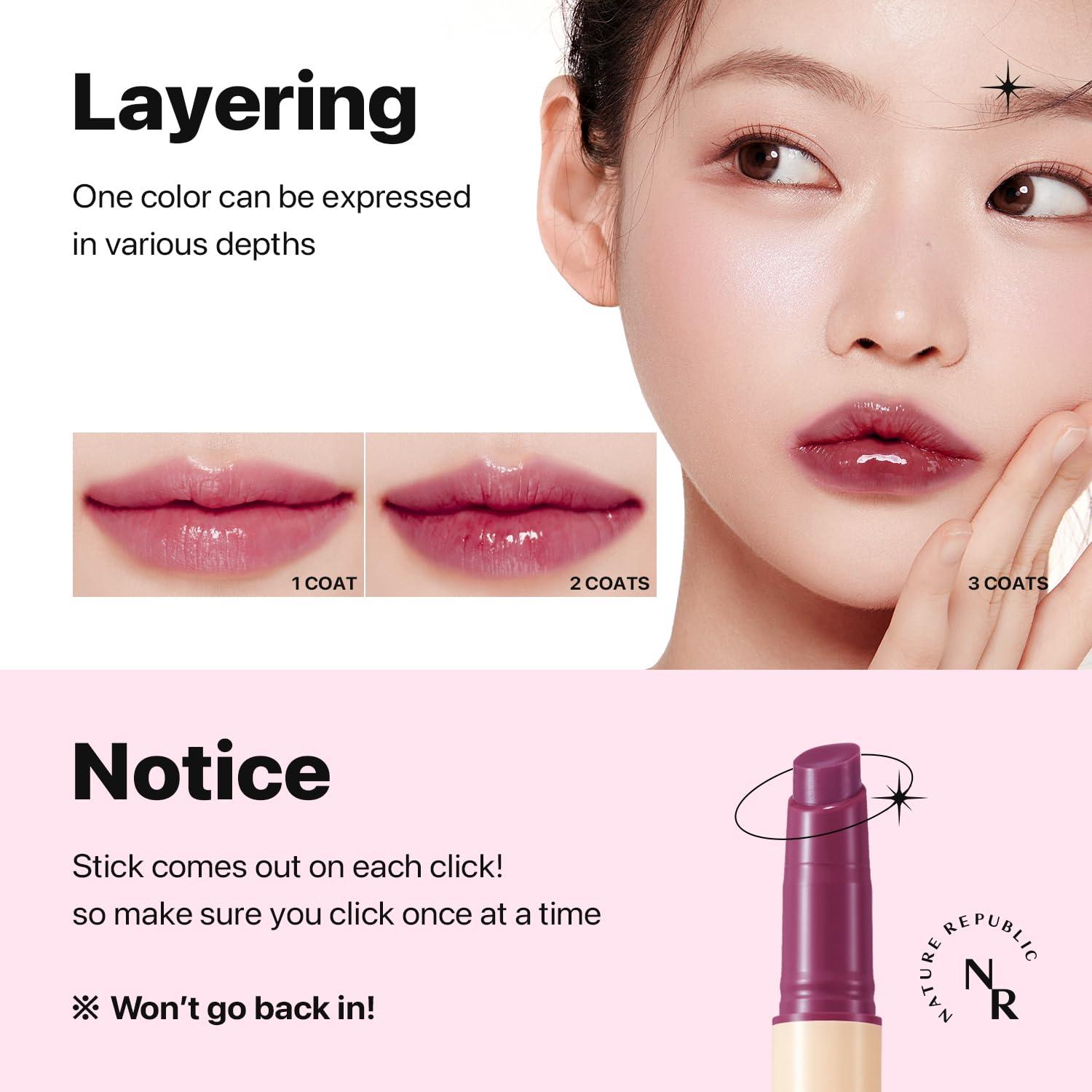 Nature Republic Honey Melting Lip (09 Grape) Soft Lip Stick, Korean Lip, Lip Gloss, Glow Lip, Glossy, Lip Balm, Lip Crayon, Jelly Gloss, Lip Pen, Tint, Valentines Day Gifts, Korean Make Up