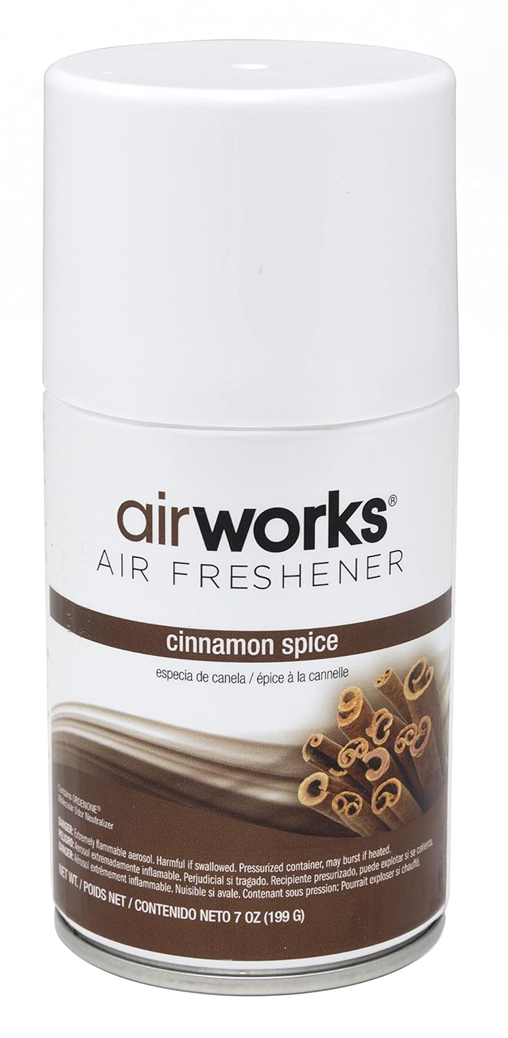 Hospeco Hospeco Health Gards 07906 Cinnamon Metered Aerosol Air Freshener, 7 oz Can (Case of 12)