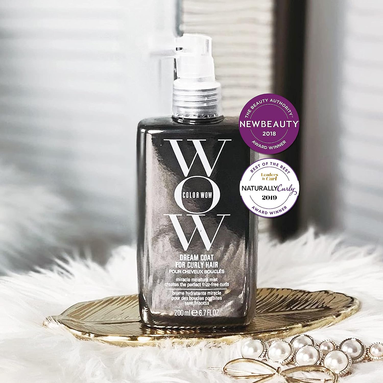 COLOR WOW Dream Coat for Curly Hair - Frizz-Free Curls Made Easy | Moisture-Boosting Spray, Curl-Enhancing Formula, Frizz-Fighting Power : Beauty & Personal Care