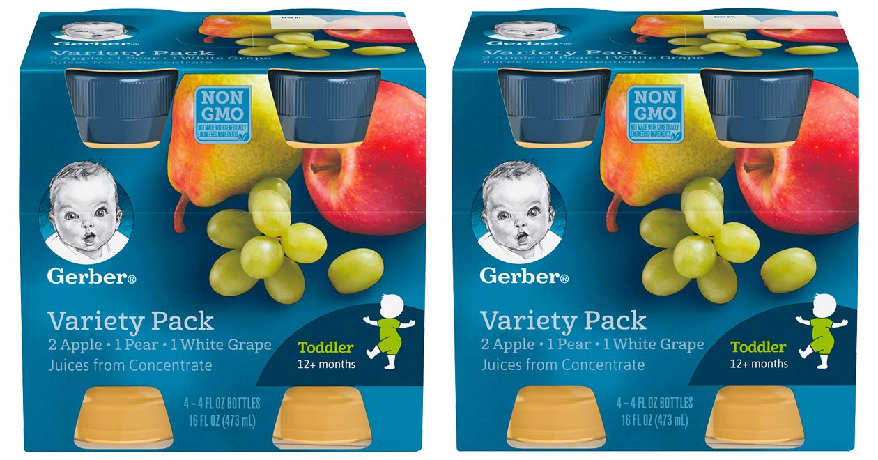 Gerber Juice Fruit Variety (Pack Of 2)