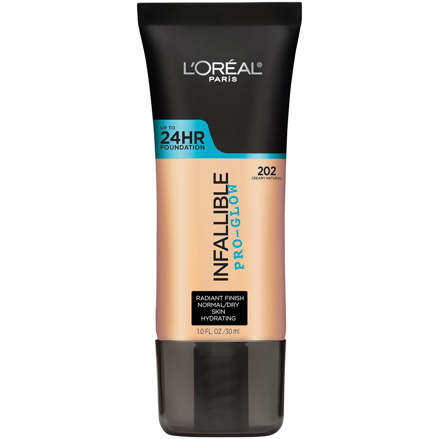 L'Oreal Paris Makeup Infallible Up To 24Hr Pro-Glow Foundation, Creamy Natural, 1 Fl Oz