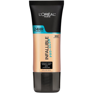 L'Oreal Paris Makeup Infallible Up To 24Hr Pro-Glow Foundation, Creamy Natural, 1 Fl Oz