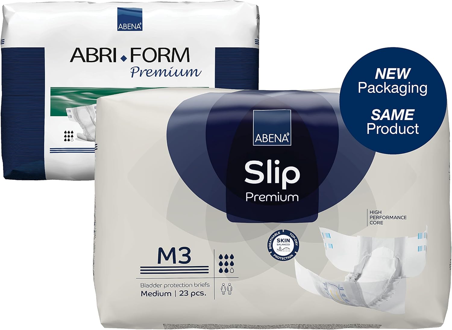 ABENA Slip Premium All-In-One Incontinence Pads For Men & Women, Eco-Labelled Womens Incontinence Pads, Mens Incontinence Pads - Medium 3, 70-110cm Waist, 3100ml Absorbency, 23PK : Amazon.co.uk: Health & Personal Care