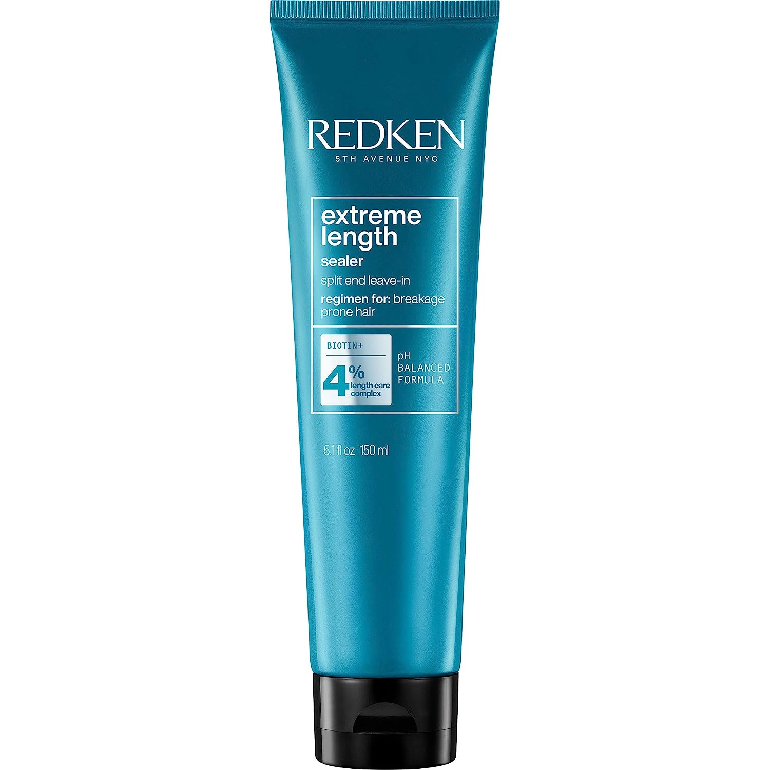 Redken Extreme Length Leave-In Conditioner | For Hair Growth | Seals Split Ends & Prevents Breakage | Infused With Biotin | 5.1 Fl Oz