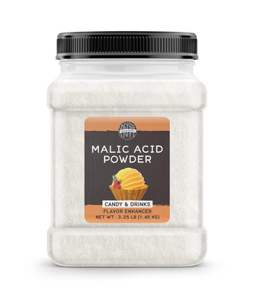 Birch & Meadow 3.25 Lb Of Malic Acid Powder, Flavor Enhancer, Sour Candies
