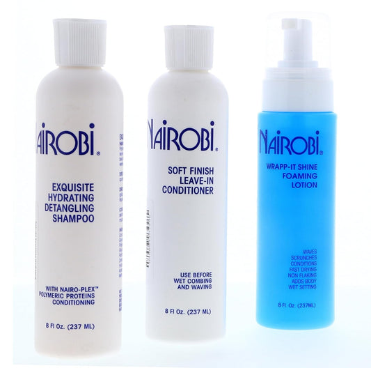 Nairobi Exquisite Hydrating Detangling Shampoo And Conditioner Set