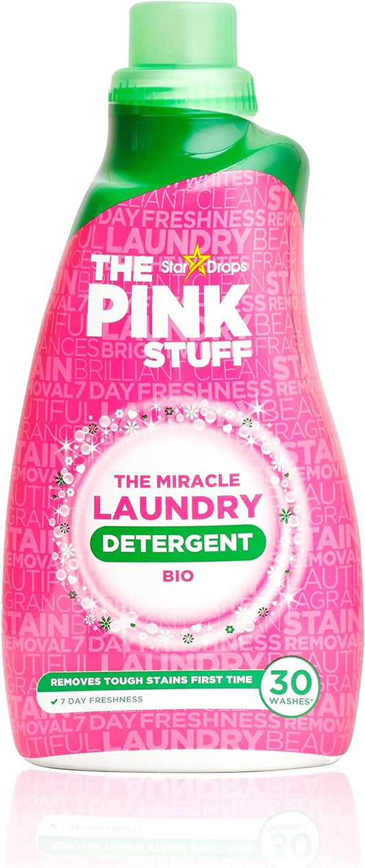 Stardrops - The Pink Stuff - The Miracle Laundry Detergent Bio Liquid - 32Oz Pack Of 2