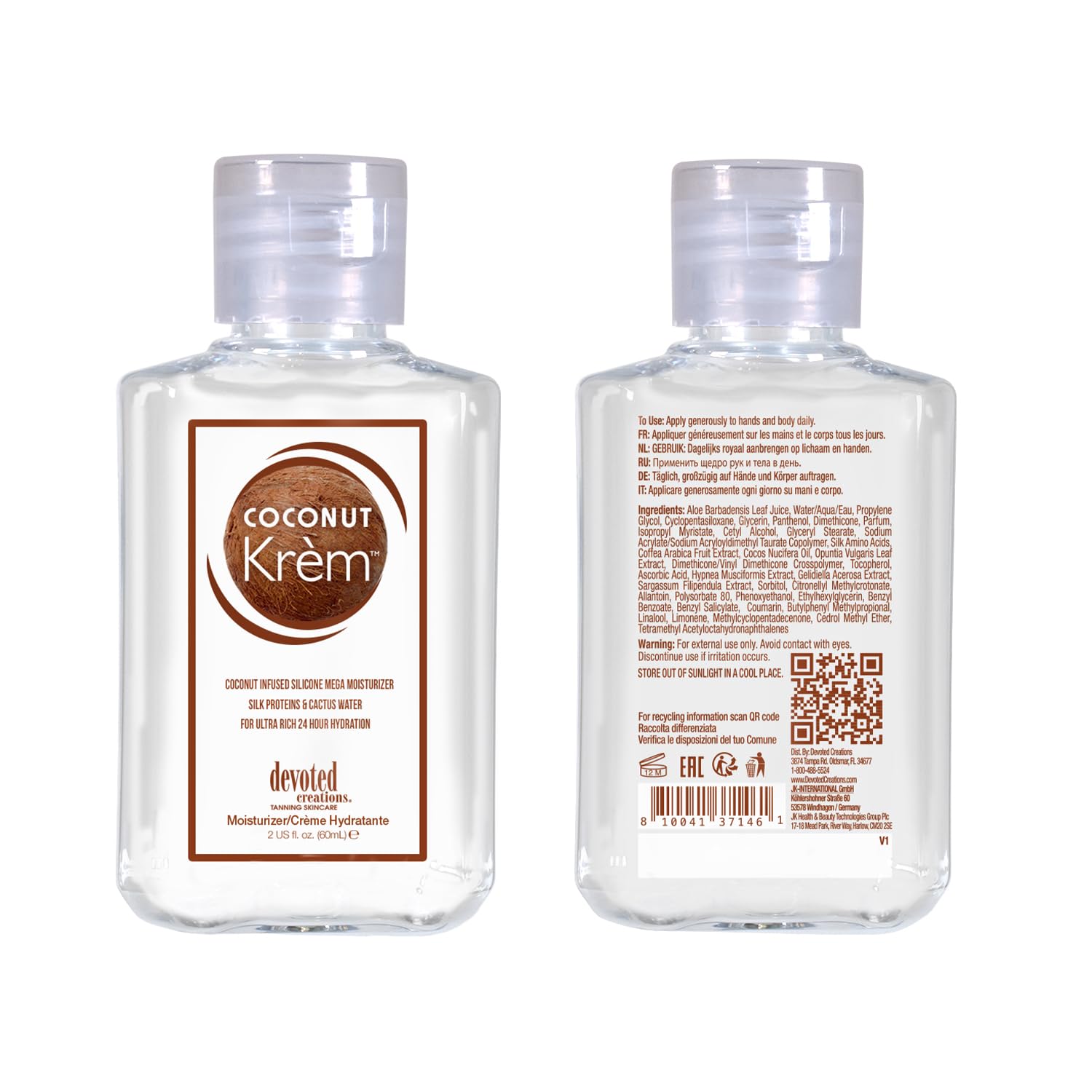 Devoted Creations 2Oz Moisturizer Mini Bundle – 6 Items: Coconut Krem, Saltwater Sundays, Cloud Kissed, Coral Colada, Bourbon & Honey And Collagenetics Restorative : Beauty & Personal Care