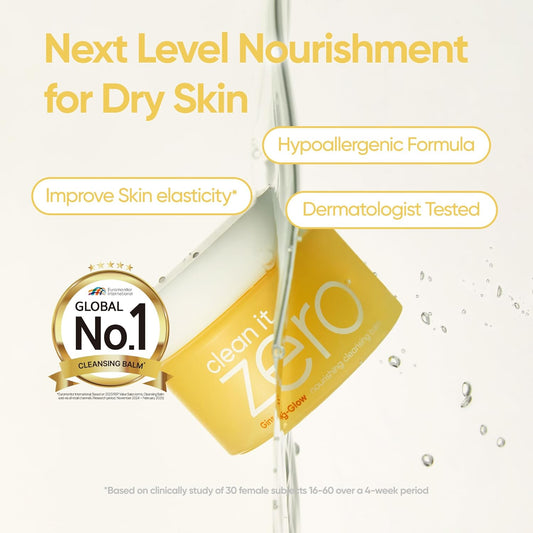Banila Co Clean It Zero Enriching Butter Cleansing Balm | 2-In-1 Deep Cleanse & Hydrating Mask For Moisturized Skin | Removes Waterproof Makeup & Spf | Cleansing Oil For Dry Skin (100Ml/3.38 Oz)