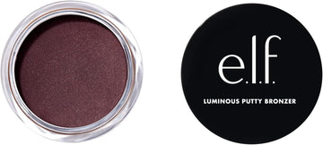 E.L.F. Luminous Putty Bronzer, Lightweight Putty-To-Powder Bronzer For A Radiant, Glowing Finish, Highly Pigmented, Vegan & Cruelty-Free, Frequent Flyer