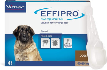 Effipro Spot On Solution, Very Large Dogs (40-60Kg) - 4 Pipettes