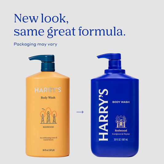 Harry'S Men'S Body Wash Shower Gel, Wildlands Scent, 30 Oz