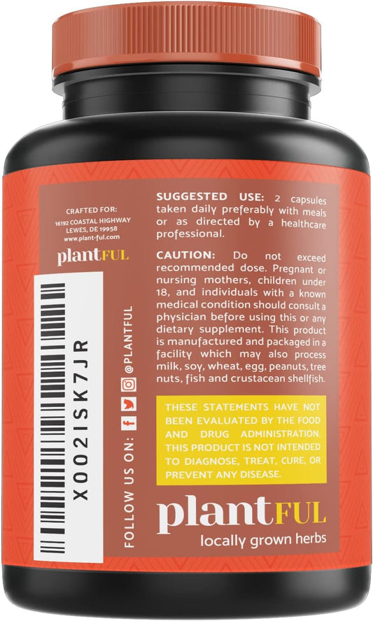 Thyroid Support For Women And Iodine Supplement | Enhanced Absorption Thyroid Complex For Energy, Metabolism, Focus Formula, Relaxation With Ashwagandha, L-Tyrosine And Adaptogens Non-Gmo