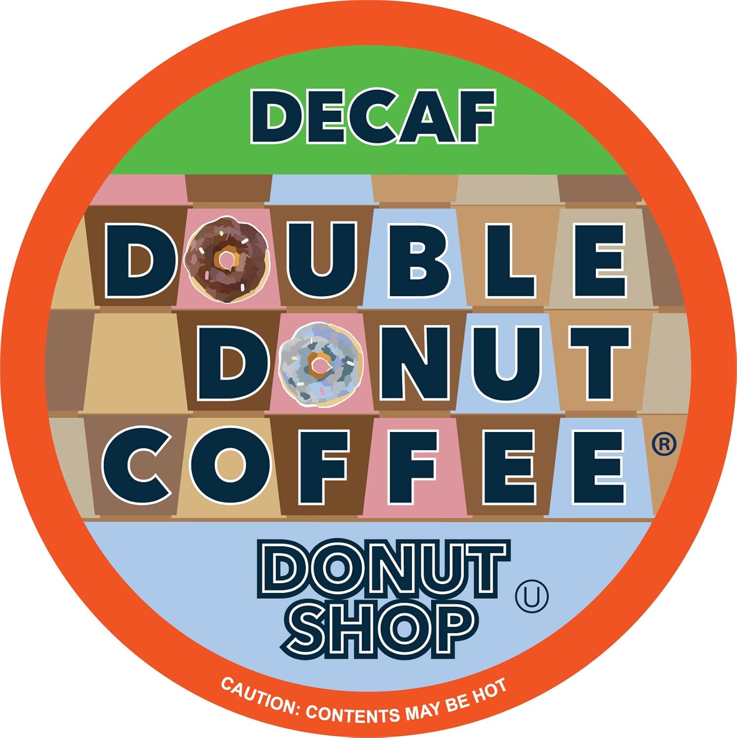 Double Donut Decaf Coffee, Decaf Donut Shop Coffee, Decaf Coffee Pods For Keurig K Cups Machines, Hot Or Iced Coffee, Single Serve Decaffeinated Coffee In Recyclable Pods, 80 Count Value Pack