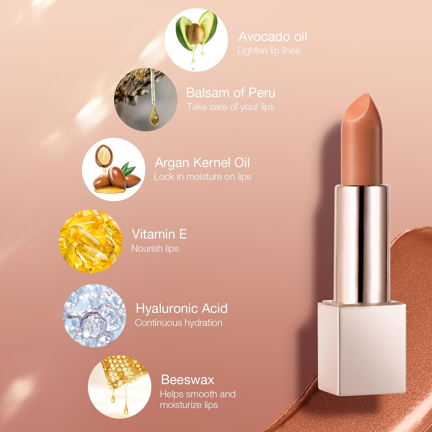 Beauty Searcher Metallic Shine Lipstick 3D Makeup for Woman Velvet Matte Lipsticks Moisturizing No-Stick Cup Lip Makeup, Long Lasting Waterproof Shine Lipstick(Nude Gold) : Amazon.co.uk: Beauty
