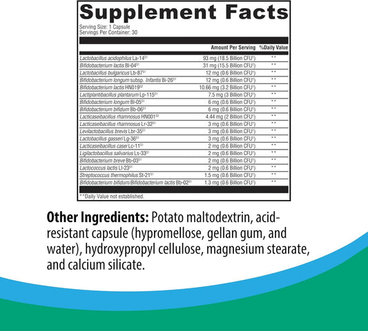 Rootcology By Dr. Izabella Wentz | Prob 50 | 18 Shelf-Stable Probiotic Strains To Support Gut Health And Maintain Bowel Regularity With Bifidobacterium, Lactobacillus And More | 30 Vegetarian Capsules