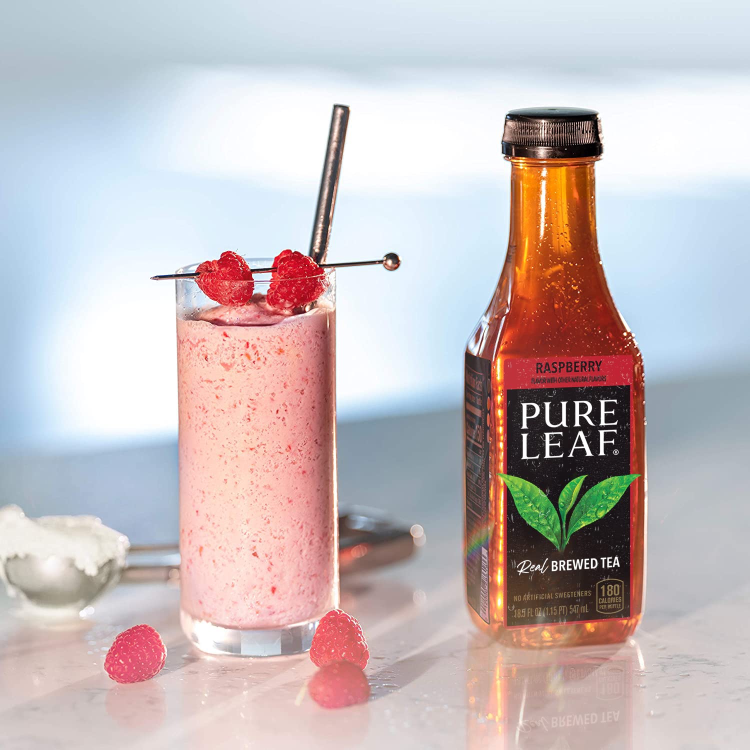 Pure Leaf Iced Tea, Sweetened 3 Flavor Variety Pack, 18.5 Fl Oz Bottles (Pack Of 12)