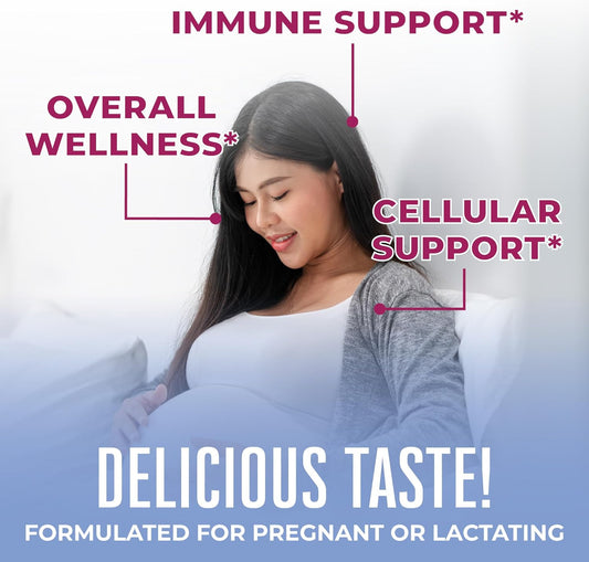 Maryruth Organics | Liquid Iron Supplement Prenatal & Postnatal For Pregnant & Lactating | Iron Deficiency | Immune Support | Sugar/Gluten Free | Vegan | Non-Gmo | 15.22 Fl Oz