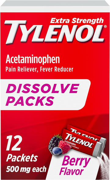 Es Tylenol Powder Pack 12 Berr