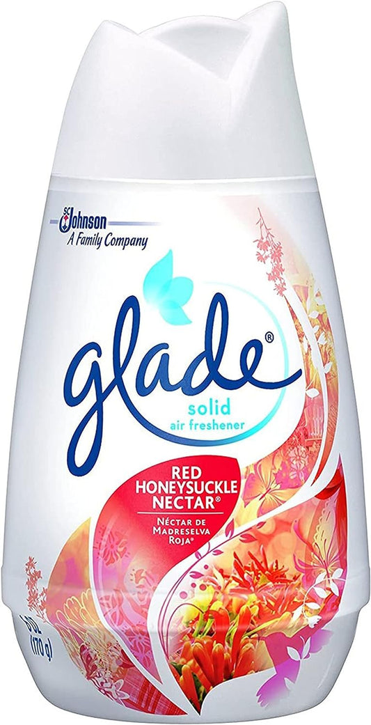 Glade Solid Air Freshener, Honeysuckle Nectar, (6.0 Ounce Pack of 2)
