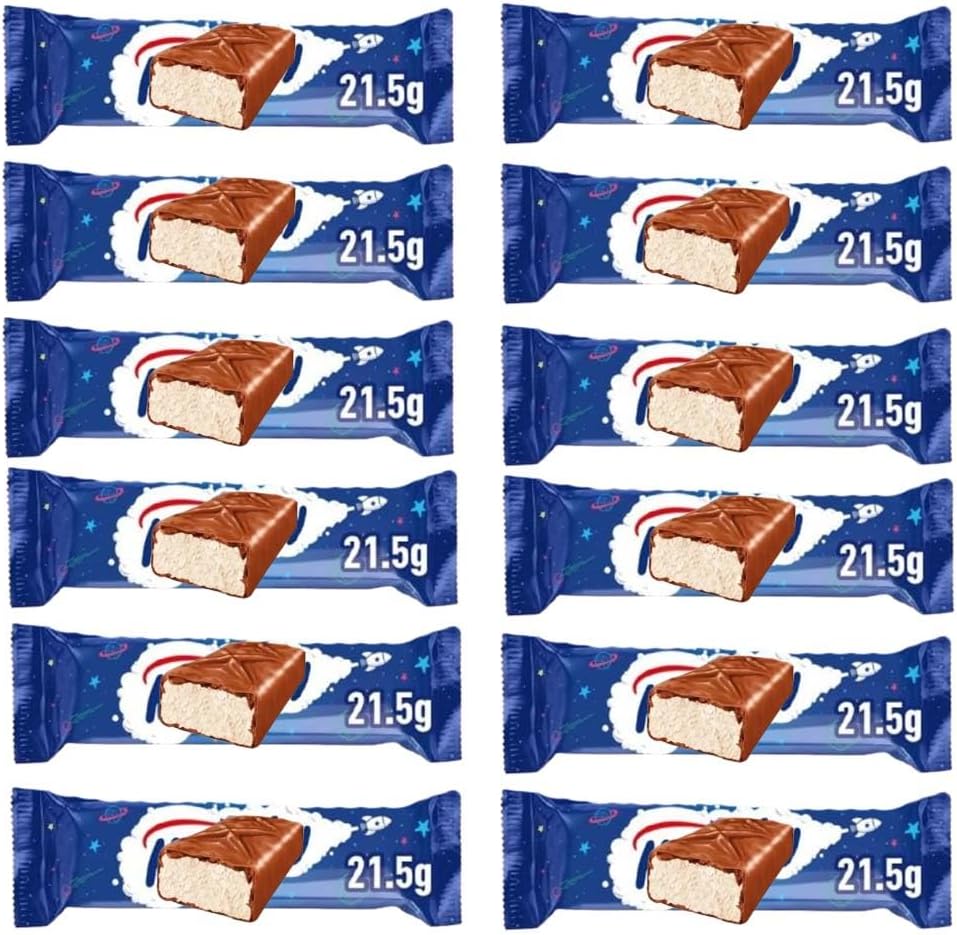 Nougat & Milk Chocolate Snack Bar 21.5G - Milk Chocolate With A Lightly Whipped White Centre (28 Bars(Half Box))