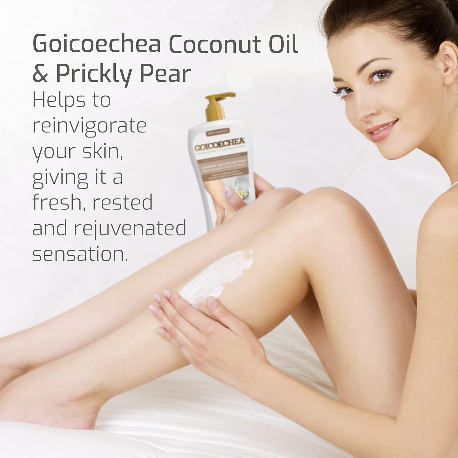 Goicoechea Intense Nourishment Body Lotion With Coconut Oil & Prickly Pear, Body Lotion For Women, Lotion For Extremely Dry Skin, Body Cream, Moisturizer For Dry Skin, Restful Legs, 13.5 Fl Oz : Beauty & Personal Care