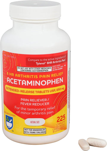 Rite Aid Acetaminophen 650Mg Arthritis Extended Release Caplets - 225 Count