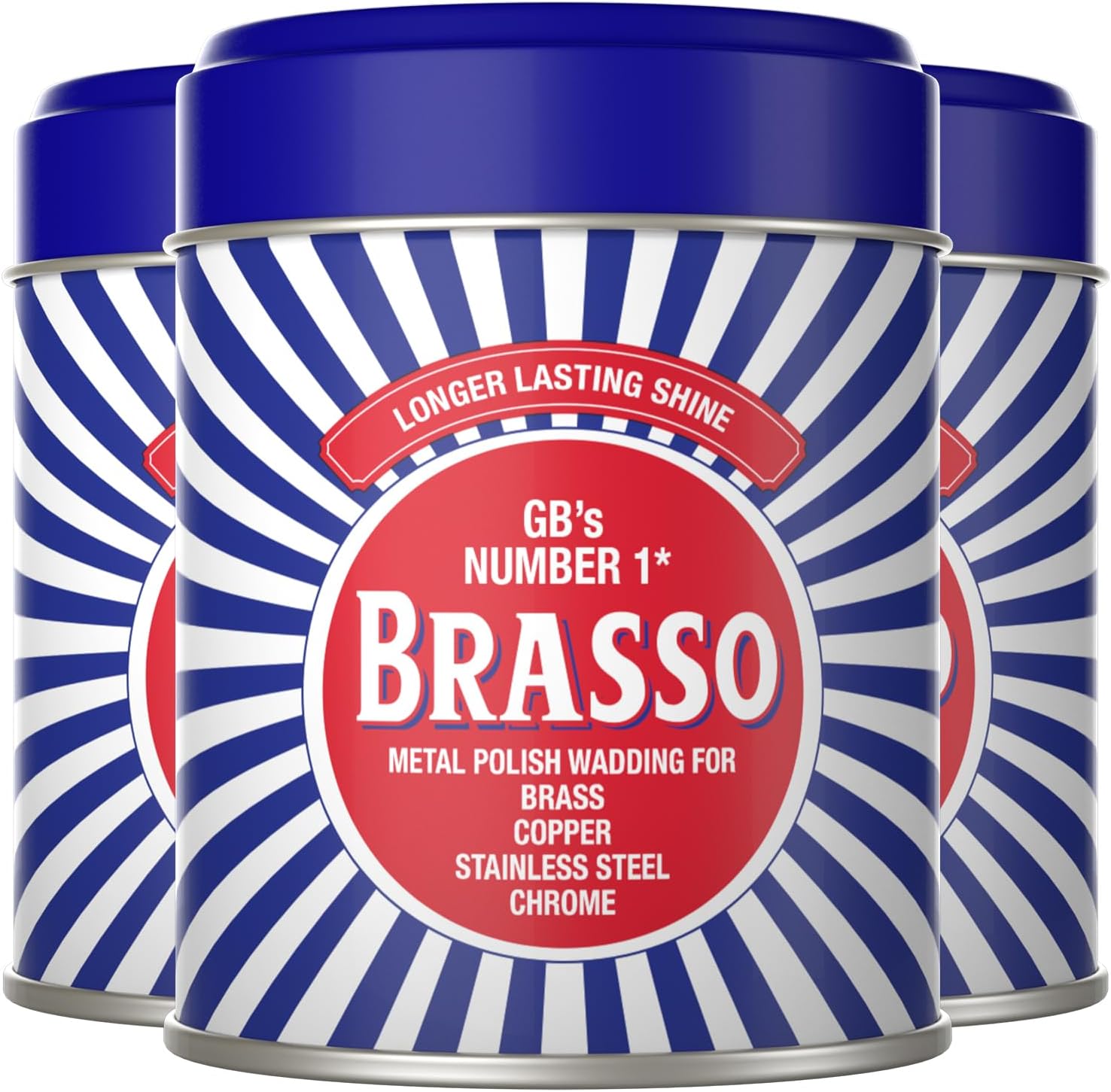 Brasso Metal Polish Wadding 75 G - Pack Of 3