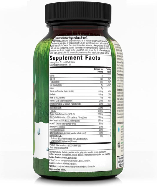 Irwin Naturals Keto-Karma Burn Fat Red - 72 Liquid Soft-Gels, Pack Of 2 - Powerful Fat Burner & Keto Diet Support - With Nitric Oxide Booster - 48 Total Servings