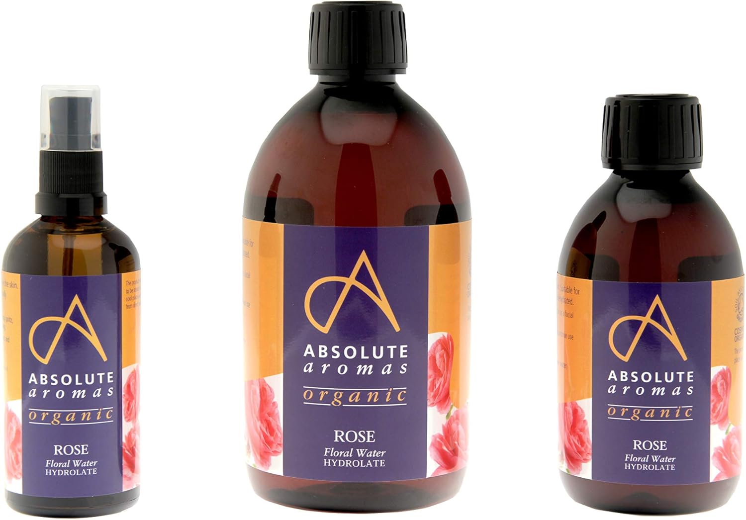 Absolute Aromas Certified Organic Lavender Water 100Ml - Pure, Natural, Nourishing And Hydrating Facial Toner Spray - Suitable For All Skin Types