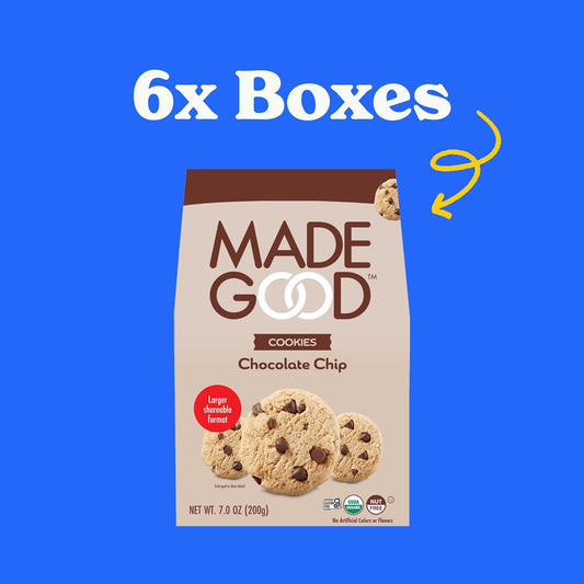 Madegood Chocolate Chip Crunchy Cookies, 7 Ounce (6 Pouches)