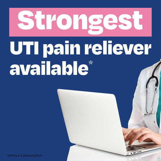 Cystex Maximum Strength Uti Pain Relief Tablets – 99.5Mg Phenazopyridine Hcl For Fast Relief Of Burning & Bladder Discomfort – Hsa/Fsa Eligible, (24 Count)