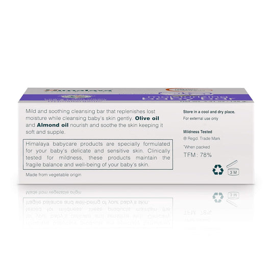 Himalaya Moisturizing Baby Bar With Olive & Almond Oils, 4.41 Ounce