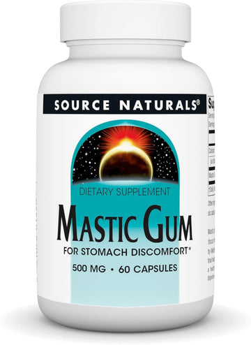 Source Naturals Mastic Gum For Stomach Discomfort* 500 Mg Capsule, 60 Count