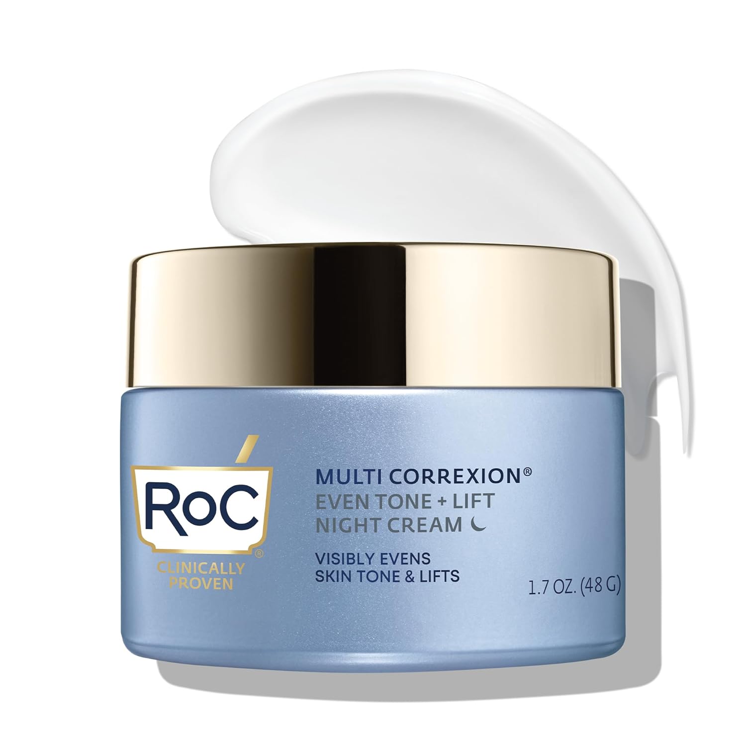 Roc Multi Correxion 5 In 1 Restoring/Anti Aging Facial Night Cream With Hexinol, 1.7 Ounces (Packaging May Vary)