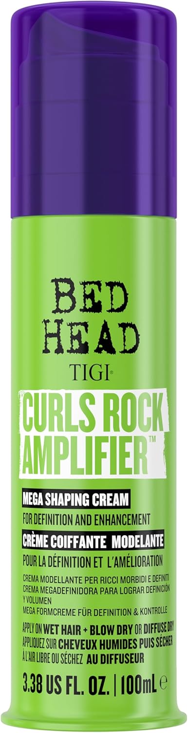 Bed Head By Tigi Curls Rock Amplifier – Curl Shaping And Defining Cream With Anti Frizz Protection For Beautifully Enhanced Curls And Waves, 100Ml?