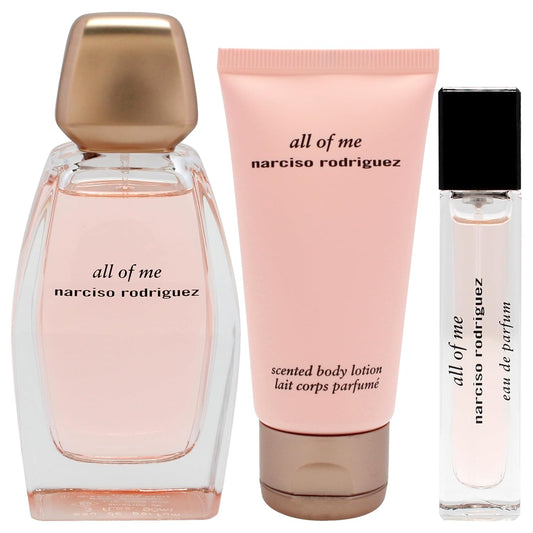 Narciso Rodriguez All Of Me For Women - 3 Pc Gift Set 3.3Oz Edp Spray, 1.6Oz Body Lotion, 0.33Oz Edp Spray