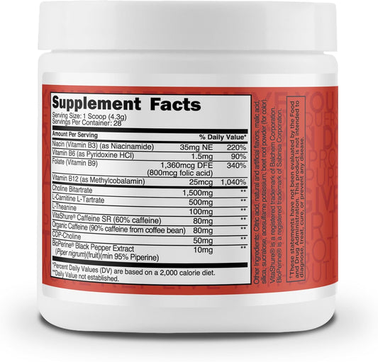 TransformHQ Everyday Boost Shot 28 Servings (Fruit Punch) - Non-GMO, G