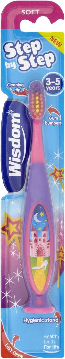 Wisdom Childrens Step By Step Toothbrush: 3-5 Yrs Old 38840