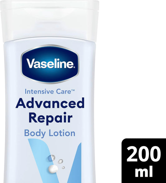 Vaseline Intensive Care Advanced Repair Unscented Body Lotion With Vaseline Jelly For Dry Skin 200 Ml