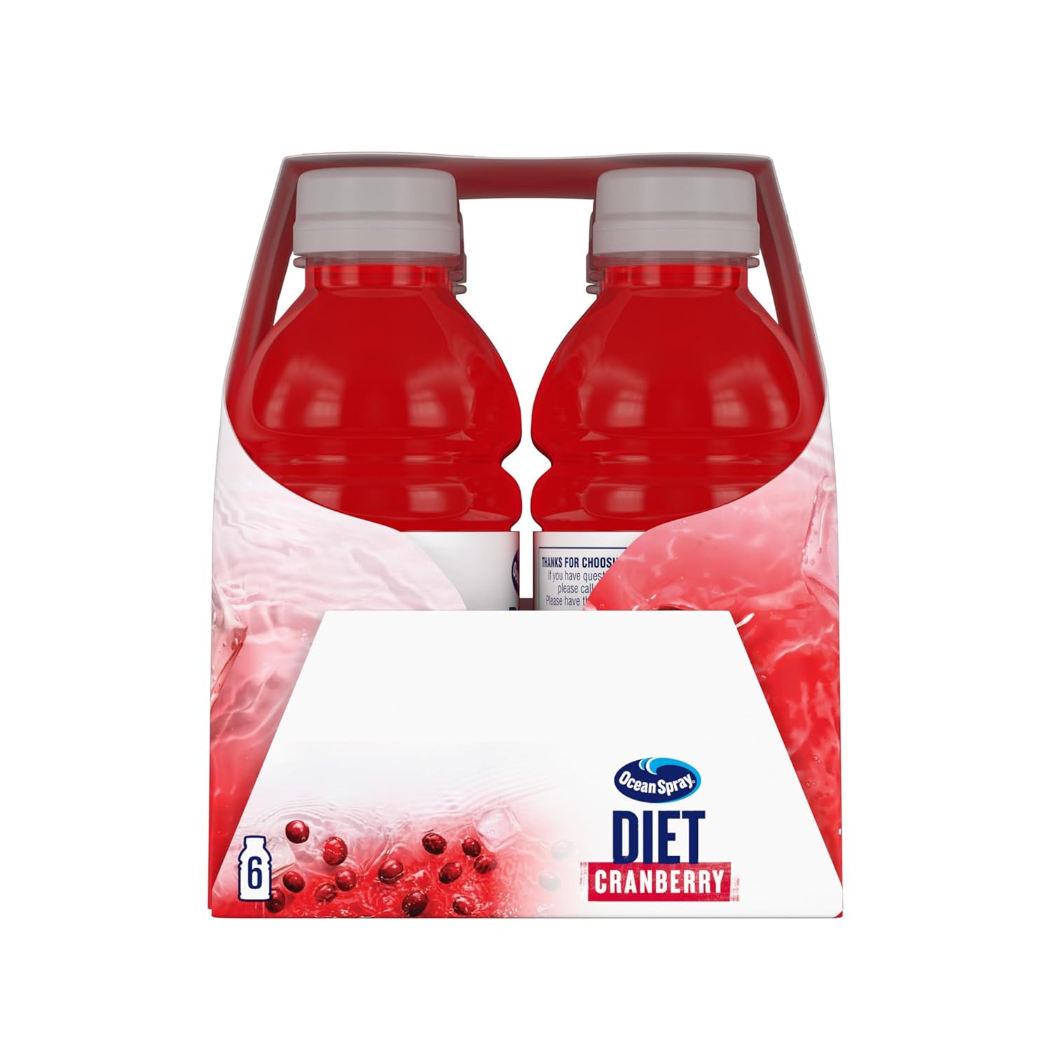 Ocean Spray® Diet Cranberry Juice Drinks, 10 Fl Oz Bottles, 6 Count (Pack Of 1)