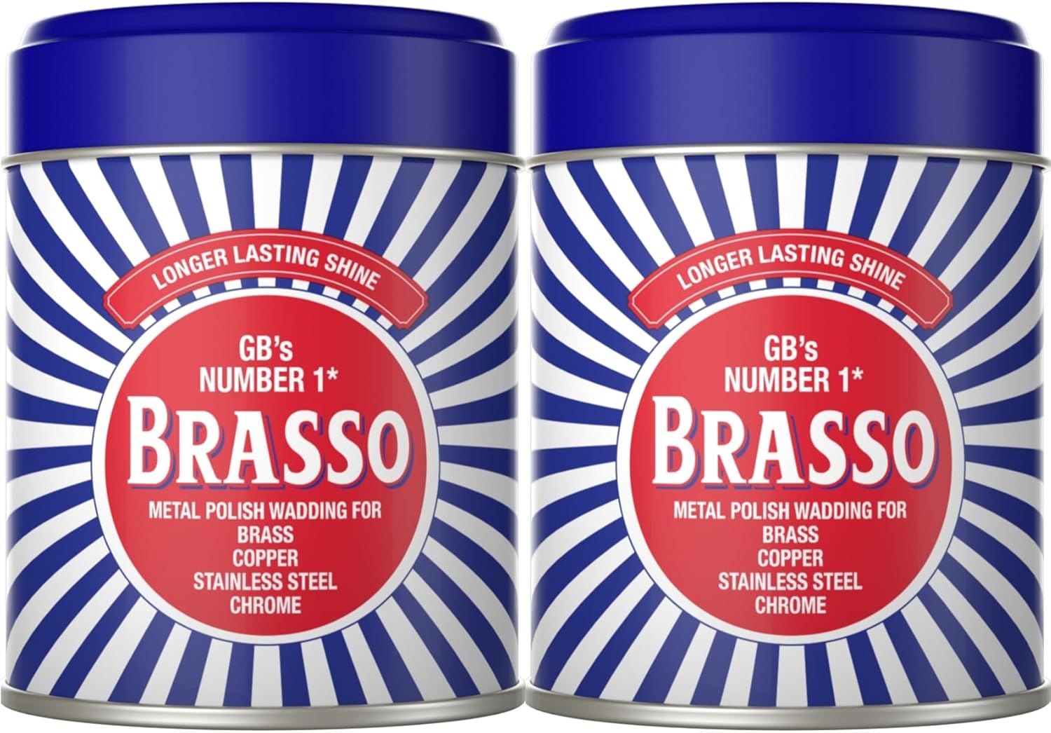Brasso Metal Polish Wadding, 75G (Pack Of 2) - Effective Cleaner And Shine Enhancer For Brass, Copper, Stainless Steel, And Other Metals