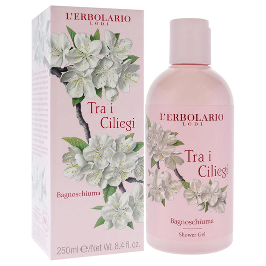 L'Erbolario Shower Gel - Moisturizing Body Wash For Dry Skin - Nourishing Body Soap With Sweet Almond Extract - Warm Amber Scent - Almond - 8.4 Oz