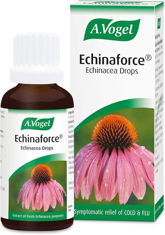 A.Vogel Echinaforce Echinacea Drops | Relieves Cold & Flu Symptoms By Supporting The Immune System | 100 Ml