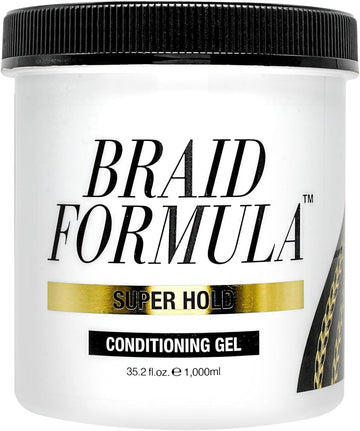 Ebin New York Braid Formula Conditioning Gel - Super Hold (1000Ml)